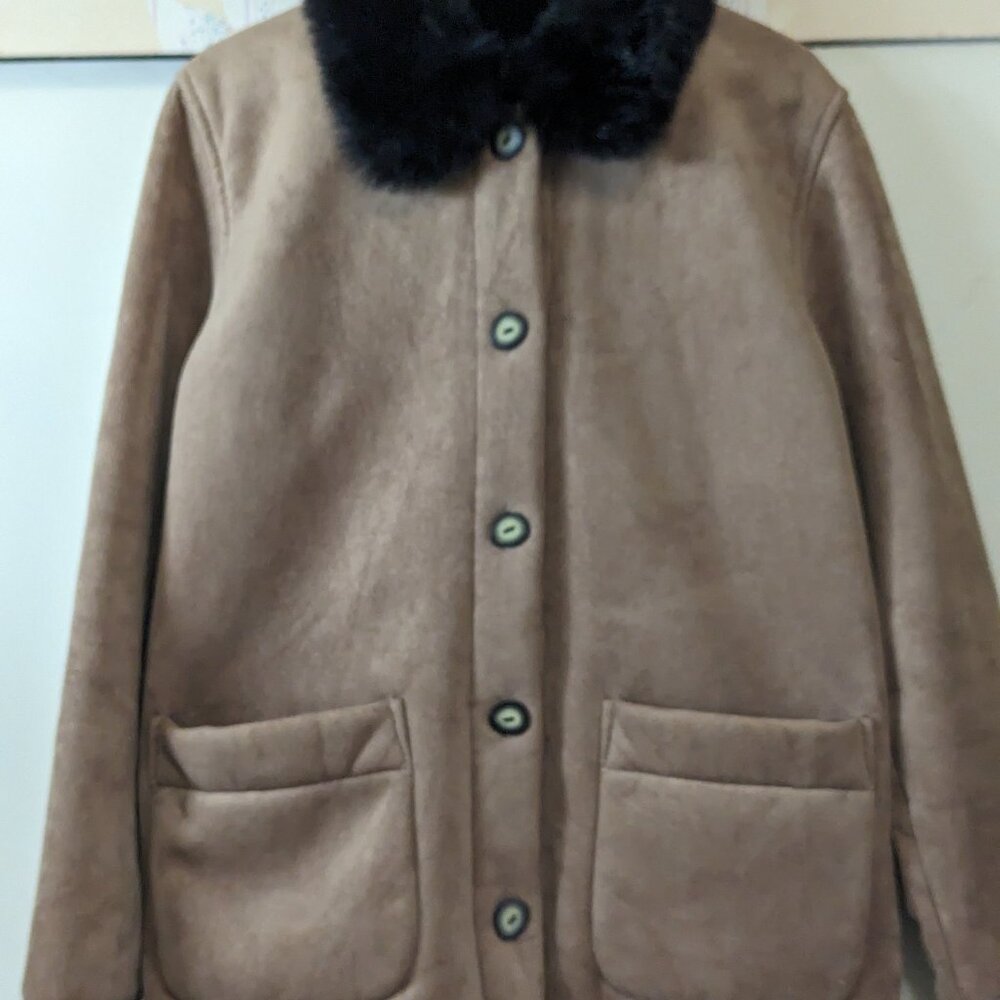 Faux Suede Jacket